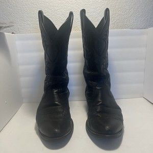 Men's Ariat Western Boots Size 9.5 EE Black Leather 10002218